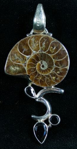 Sterling Silver Ammonite Pendant #7065